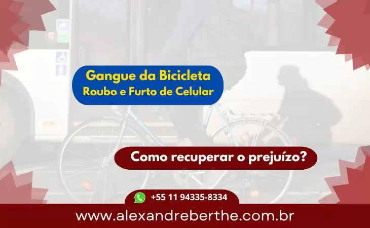 gangue da bicicleta roubo celular