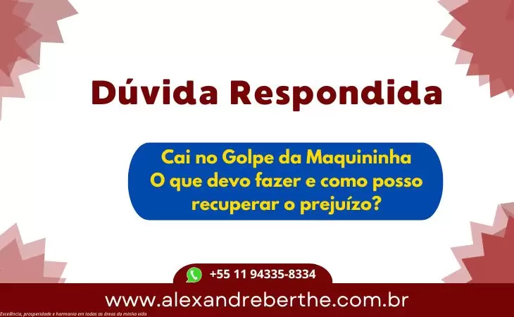 golpe da maquininha como recuperar o valor